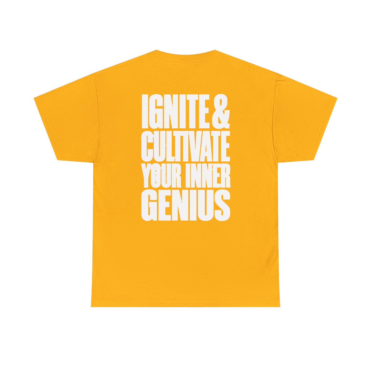 Motivational T-Shirt — ICYIG Front / "Ignite & Cultivate Your Inner Genius"