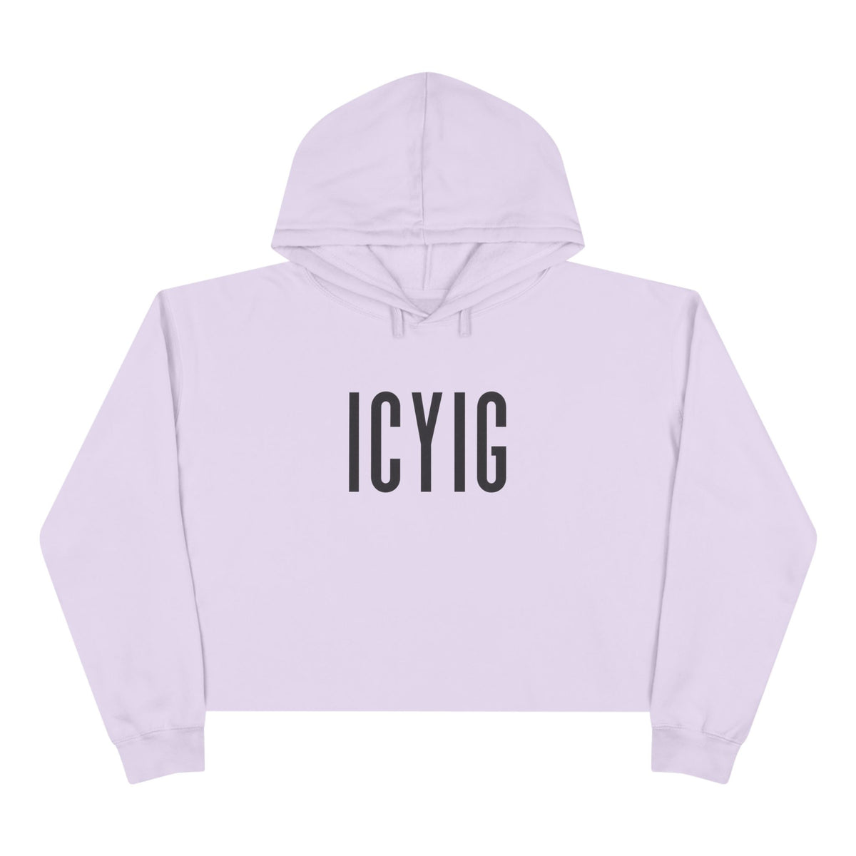 ICYIG Cropped Hoodie — "Ignite. Cultivate. Your Inner Genius."