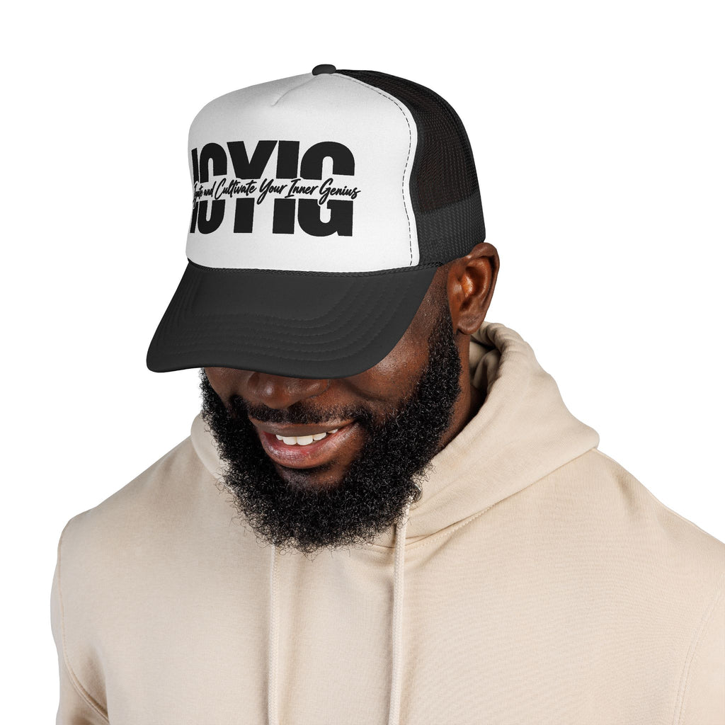Trucker Cap — 'Ignite and Cultivate Your Inner Genius' ICYIG Logo