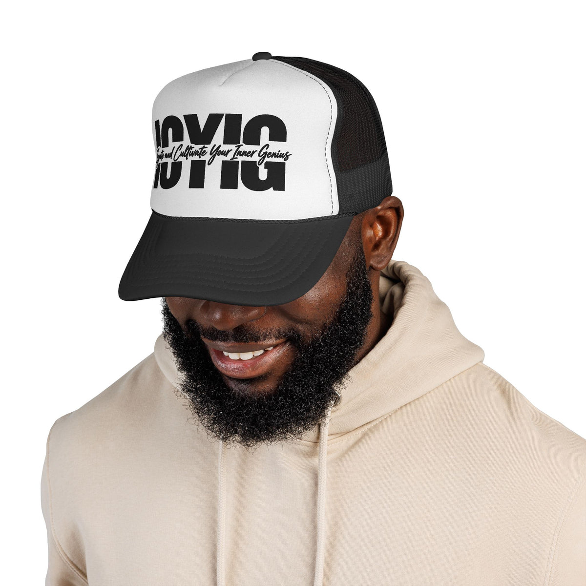 Trucker Cap — 'Ignite and Cultivate Your Inner Genius' ICYIG Logo