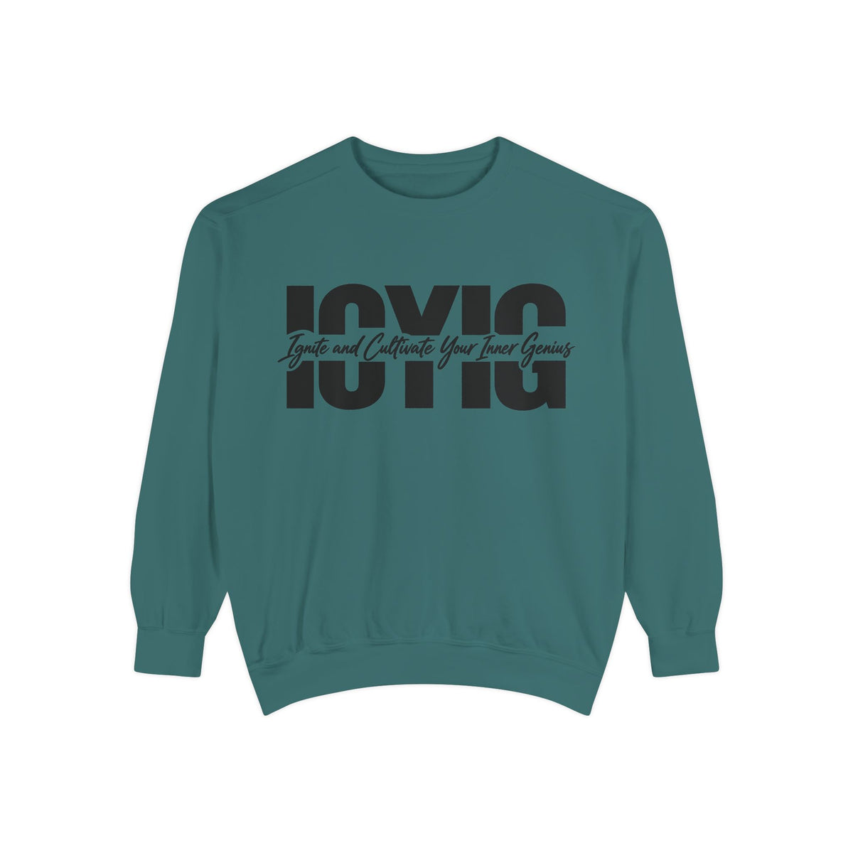 Graphic Crewneck Sweatshirt — Ignite and Cultivate Your Inner Genius
