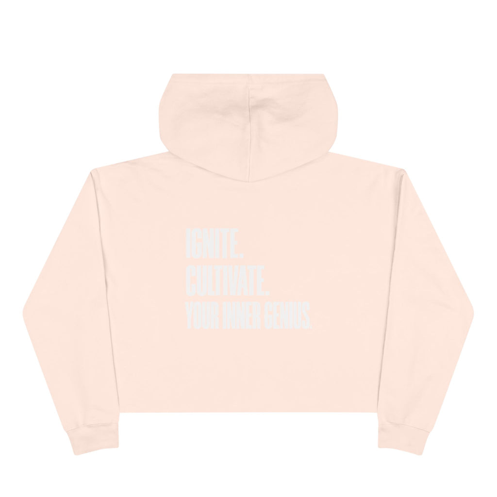 ICYIG Cropped Hoodie — "Ignite. Cultivate. Your Inner Genius."