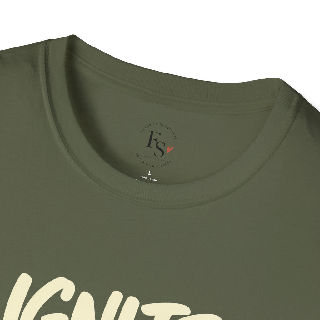 Inspirational Graphic T-Shirt — "Ignite. Cultivate. Your Inner Genius."