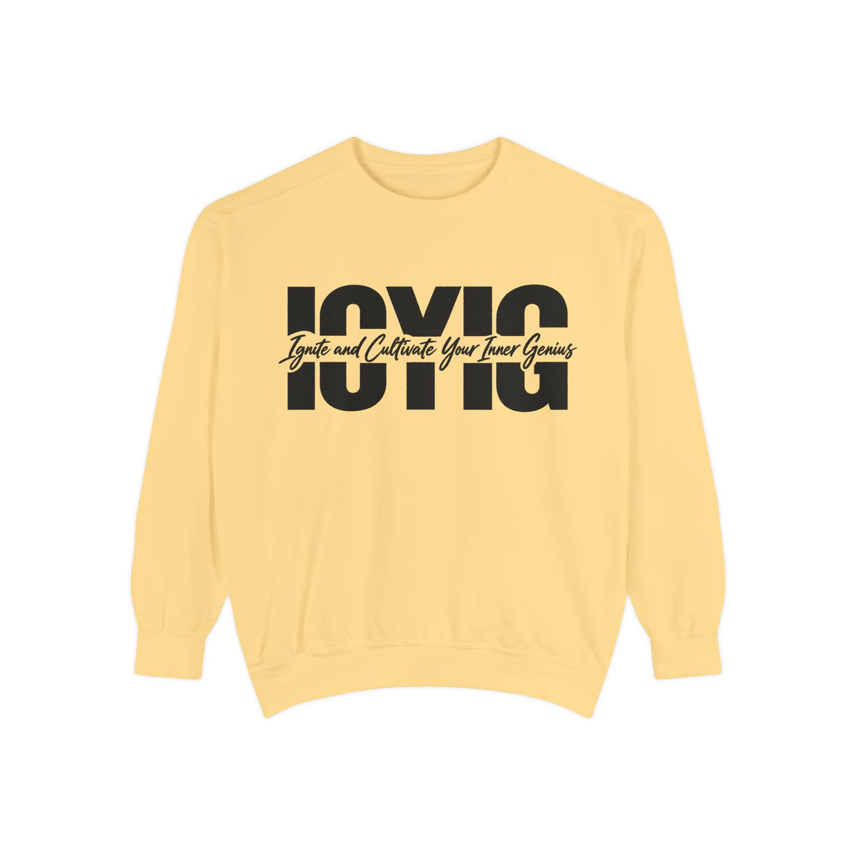 Graphic Crewneck Sweatshirt — Ignite and Cultivate Your Inner Genius