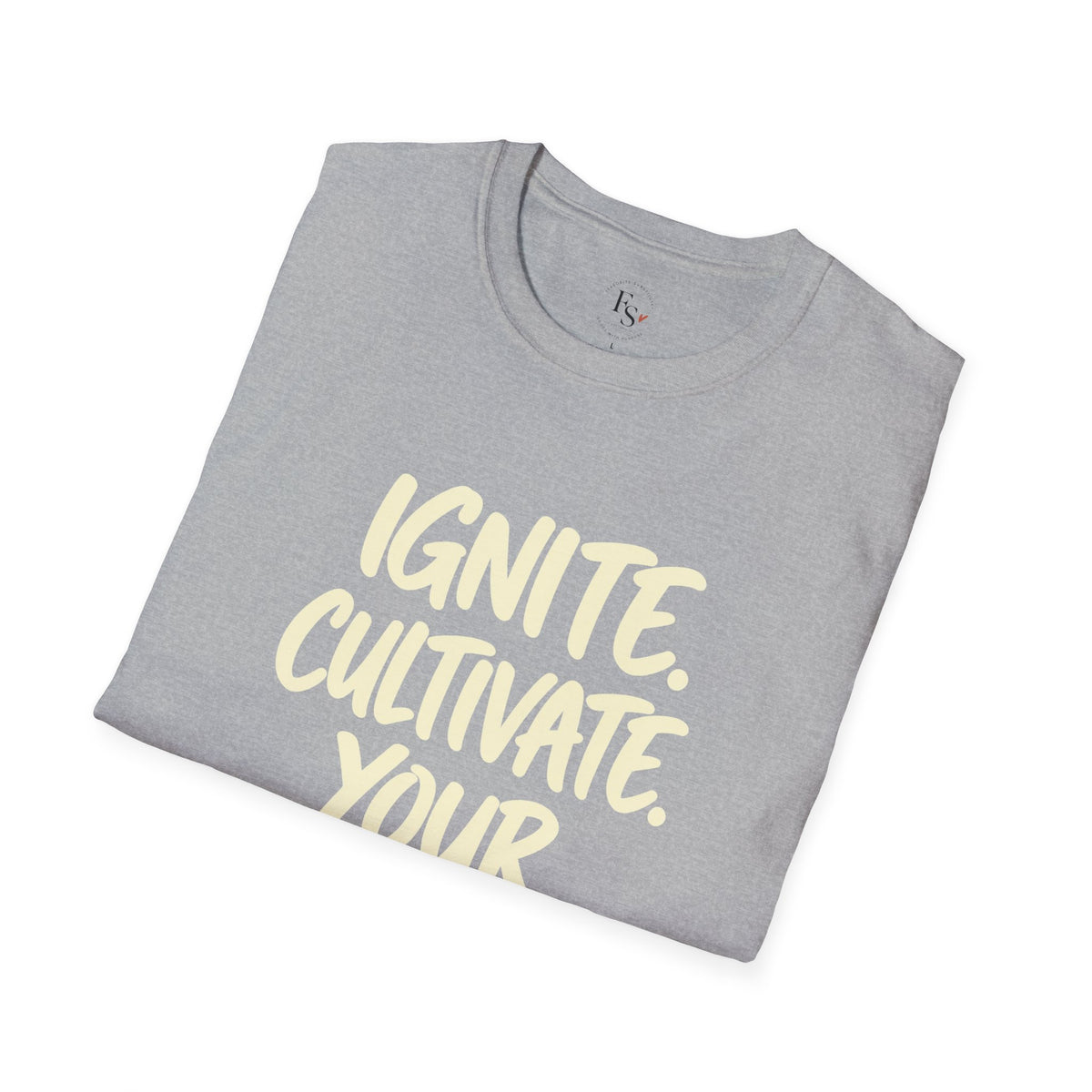 Inspirational Graphic T-Shirt — "Ignite. Cultivate. Your Inner Genius."