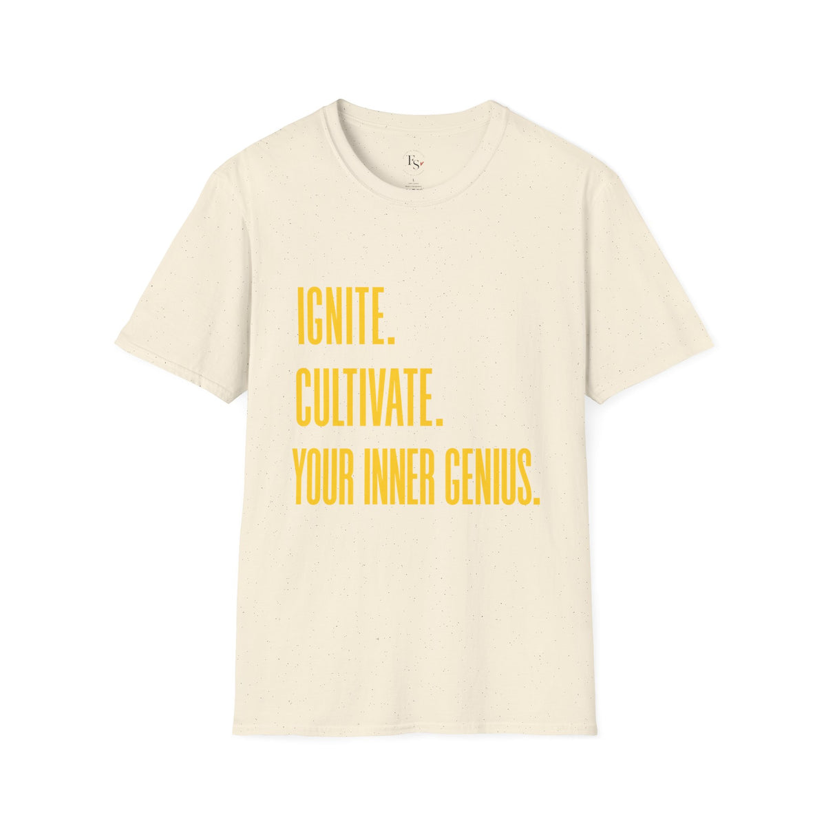 Motivational T-Shirt — Ignite. Cultivate. Your Inner Genius.
