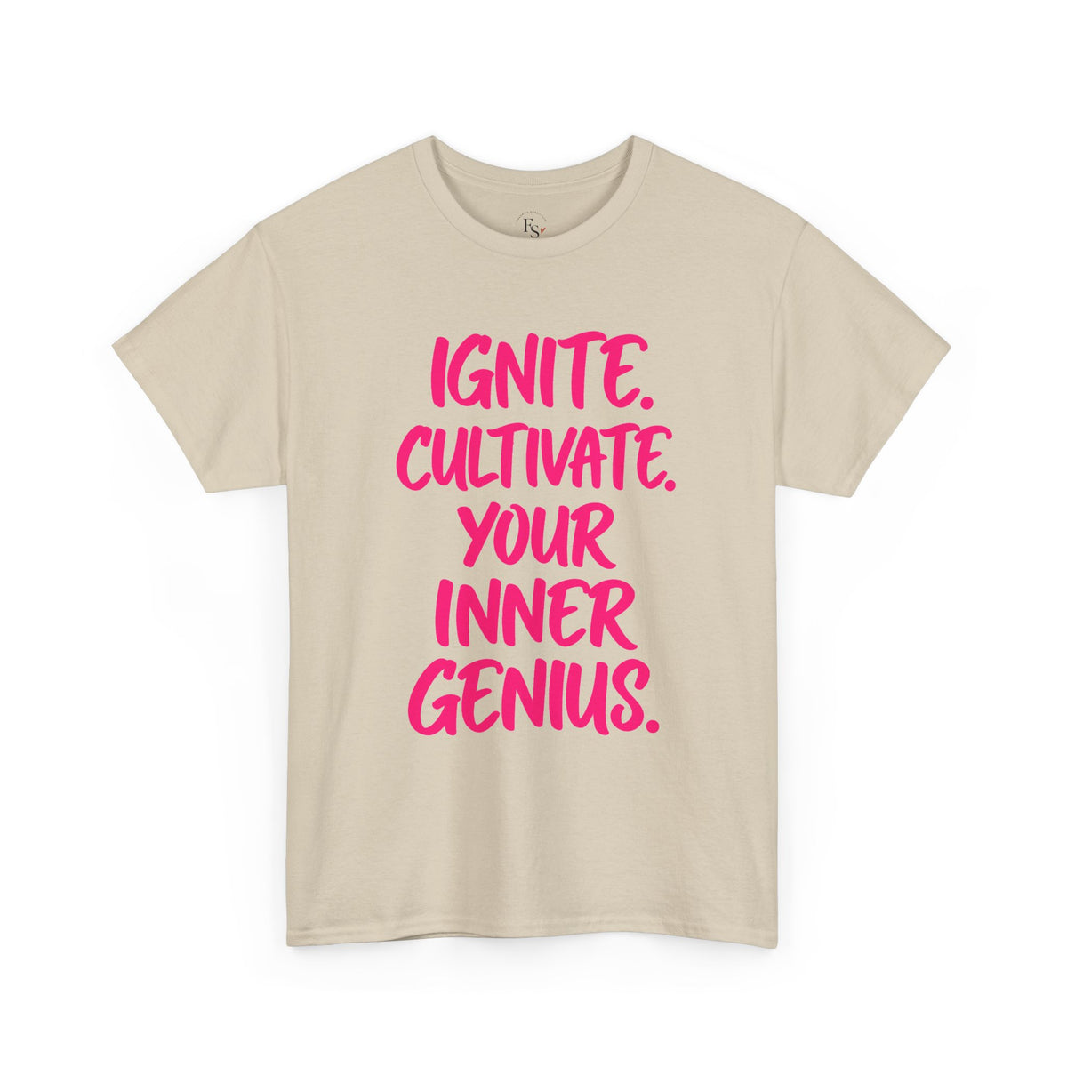 Inspirational Graphic T-Shirt — "Ignite. Cultivate. Your Inner Genius."