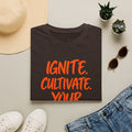 Inspirational Graphic T-Shirt — "Ignite. Cultivate. Your Inner Genius."