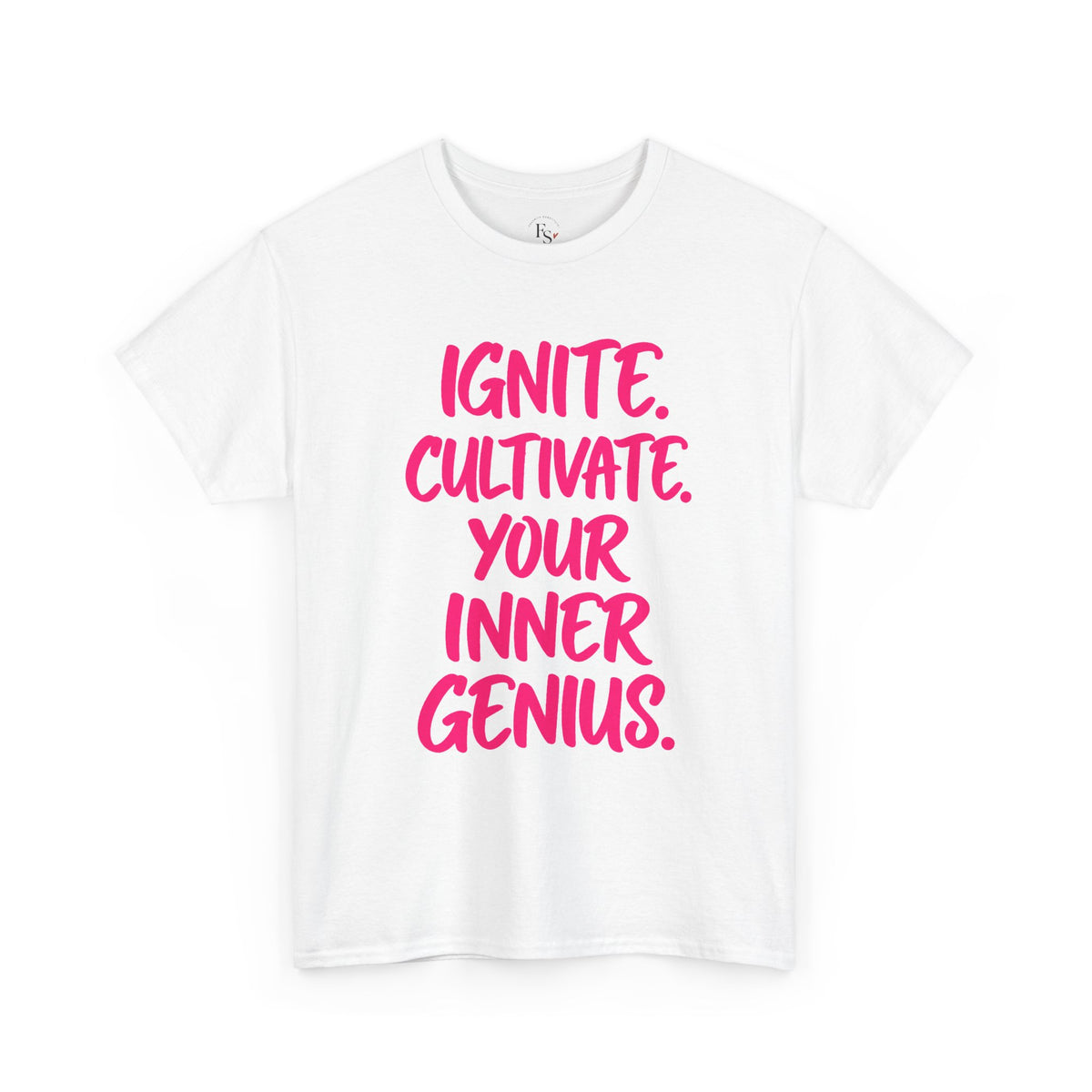 Inspirational Graphic T-Shirt — "Ignite. Cultivate. Your Inner Genius."