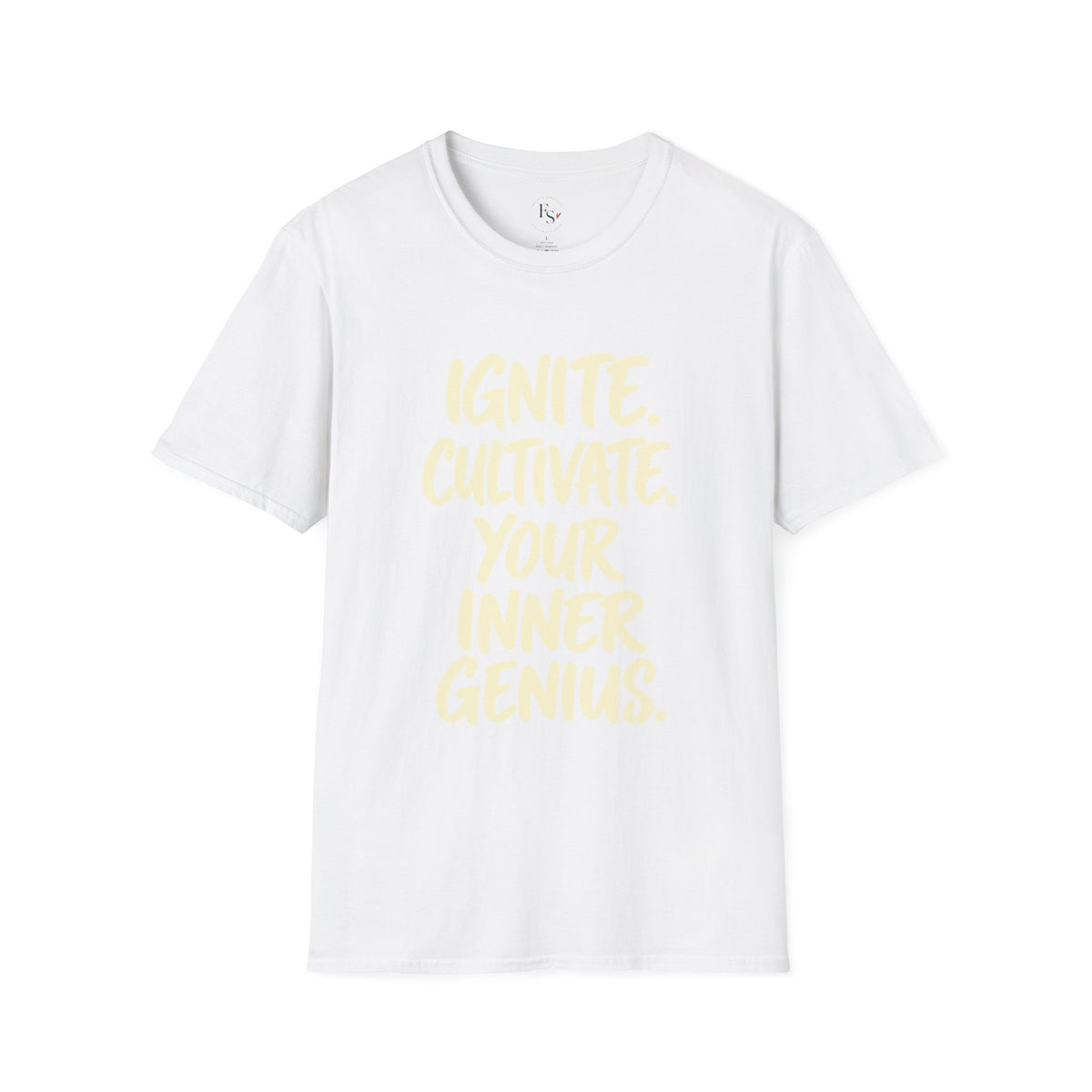 Inspirational Graphic T-Shirt — "Ignite. Cultivate. Your Inner Genius."