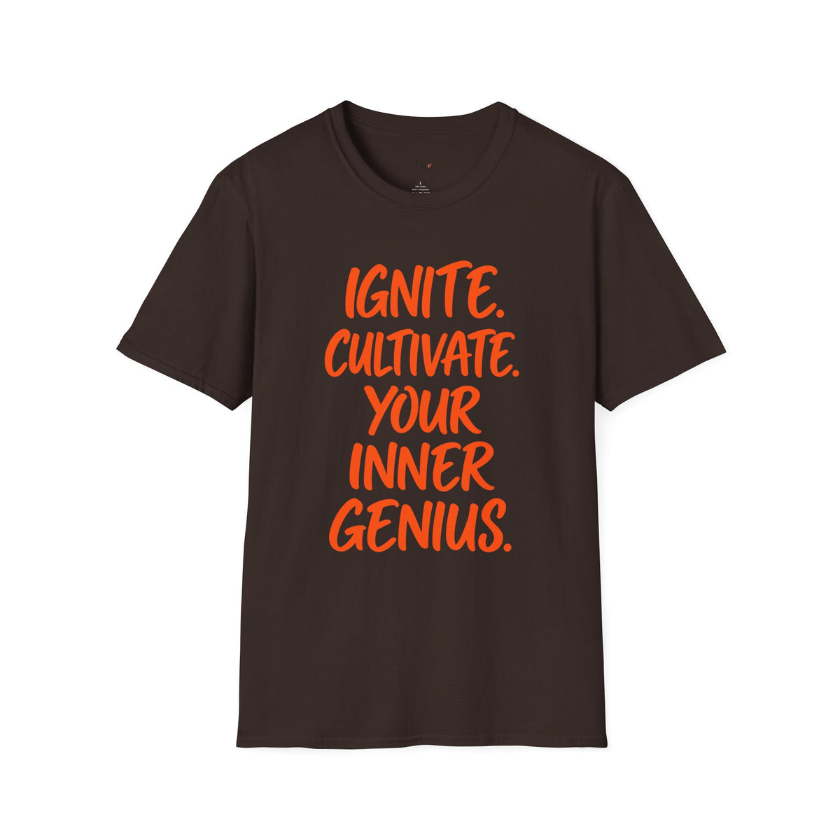 Inspirational Graphic T-Shirt — "Ignite. Cultivate. Your Inner Genius."