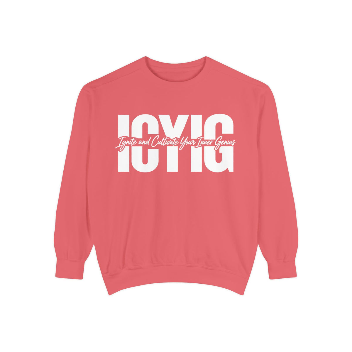 Graphic Crewneck Sweatshirt — Ignite and Cultivate Your Inner Genius