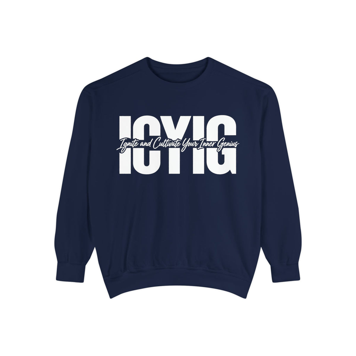 Graphic Crewneck Sweatshirt — Ignite and Cultivate Your Inner Genius