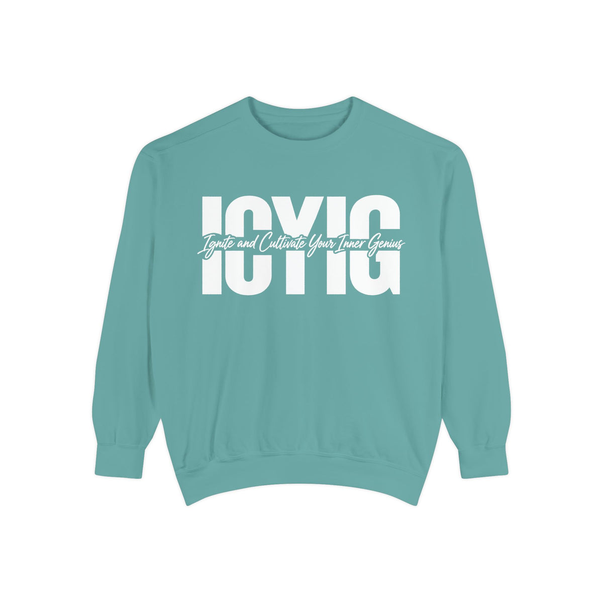 Graphic Crewneck Sweatshirt — Ignite and Cultivate Your Inner Genius