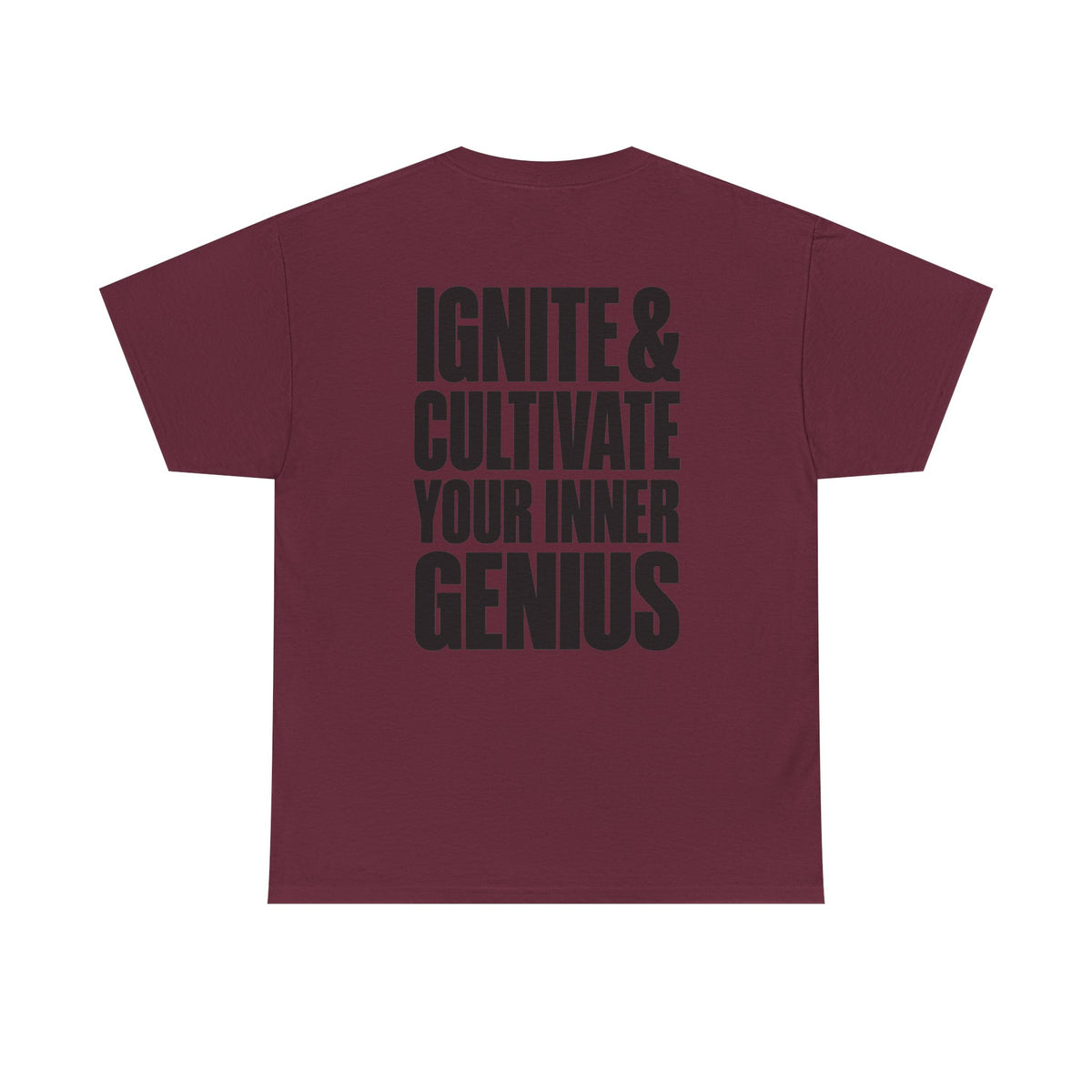 Motivational T-Shirt — ICYIG Front / "Ignite & Cultivate Your Inner Genius"