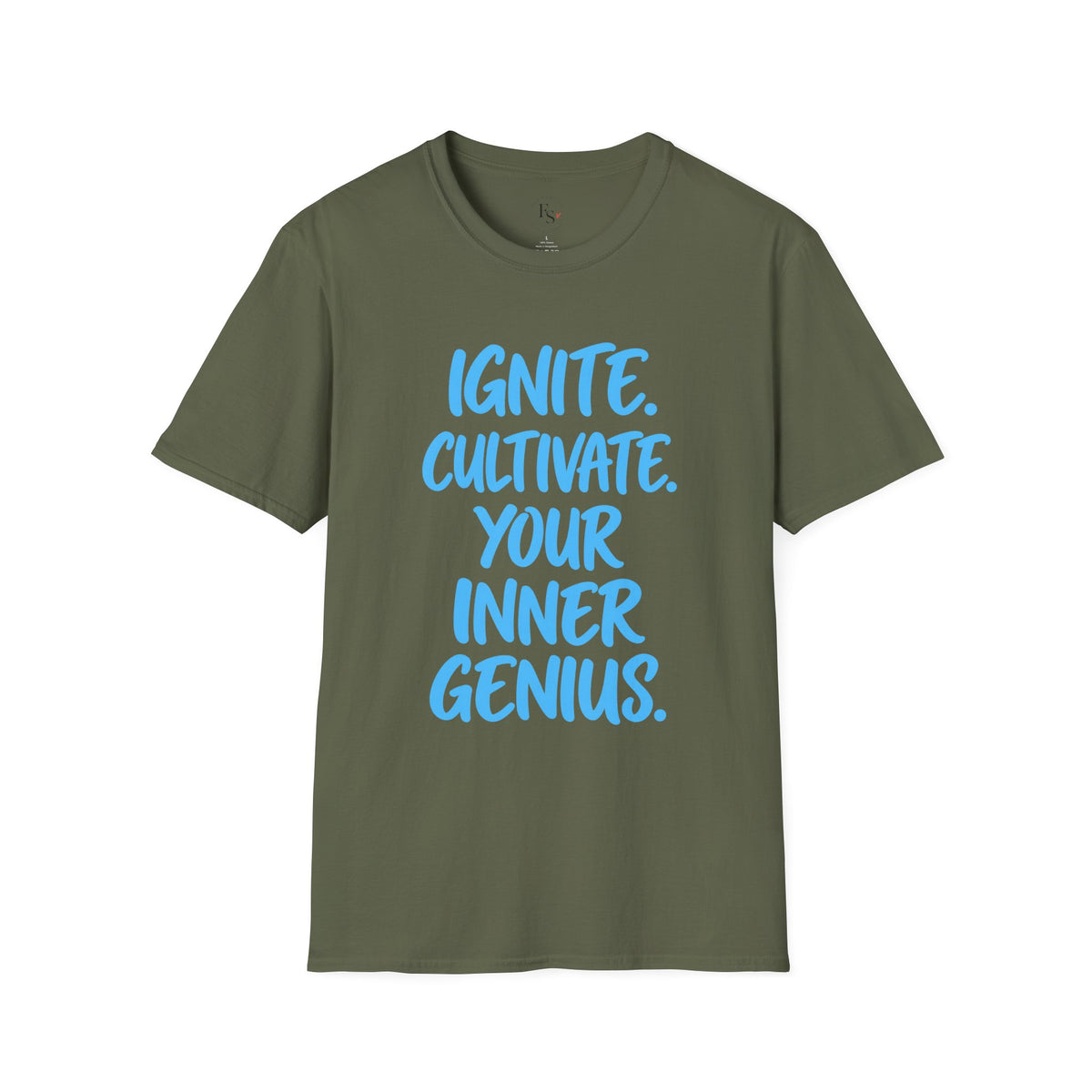 Inspirational Graphic T-Shirt — "Ignite. Cultivate. Your Inner Genius."