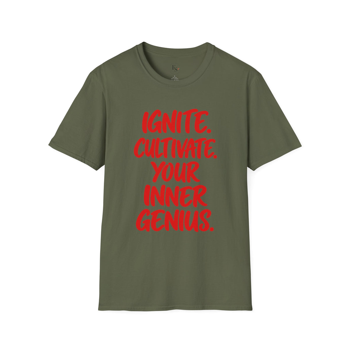 Inspirational Graphic T-Shirt — "Ignite. Cultivate. Your Inner Genius."