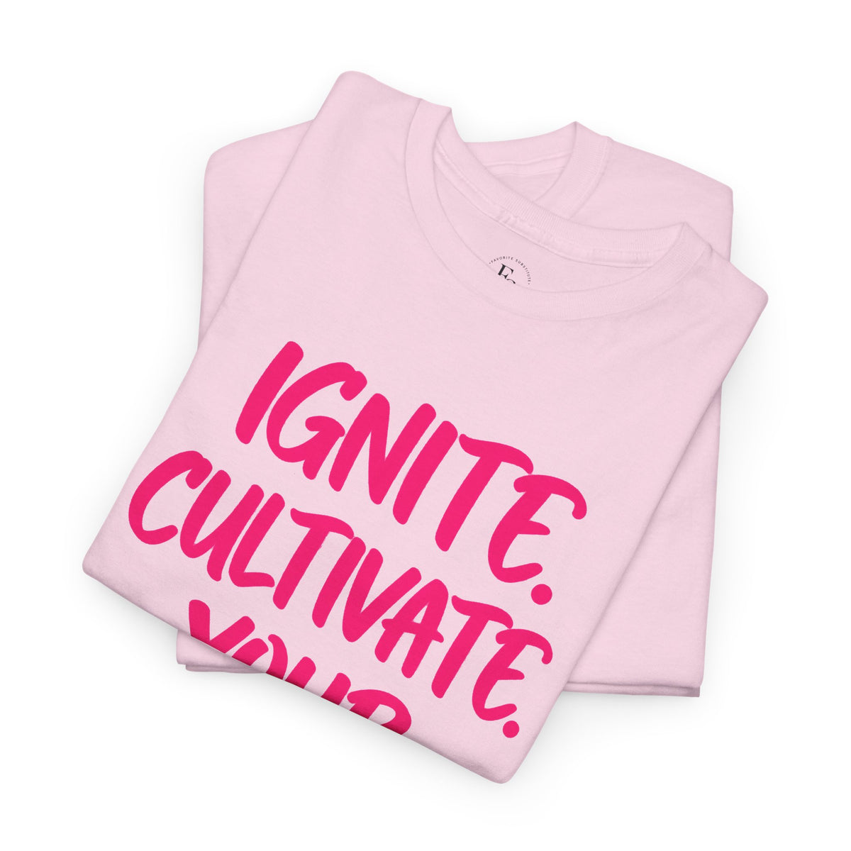 Inspirational Graphic T-Shirt — "Ignite. Cultivate. Your Inner Genius."