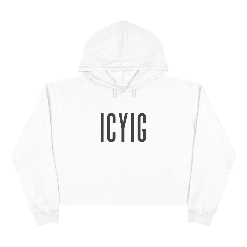 ICYIG Cropped Hoodie — "Ignite. Cultivate. Your Inner Genius."