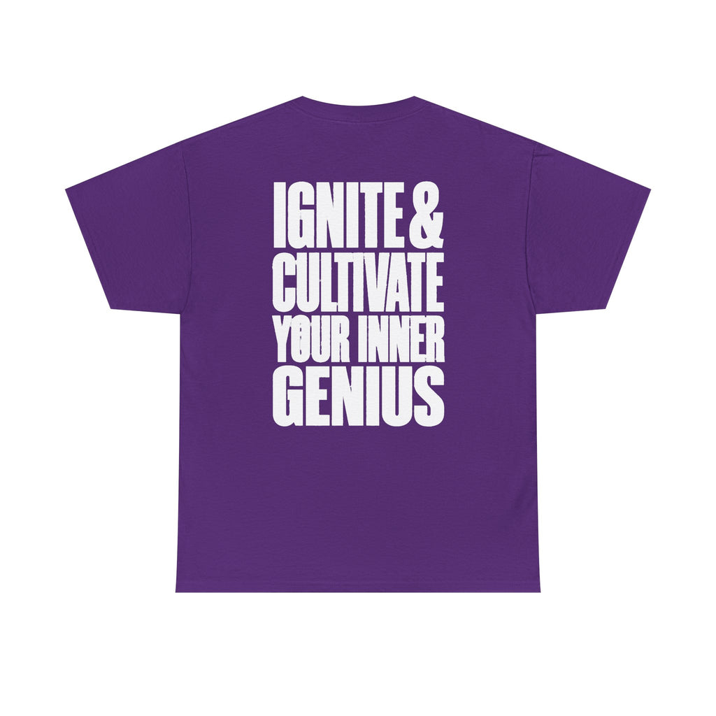 Motivational T-Shirt — ICYIG Front / "Ignite & Cultivate Your Inner Genius"