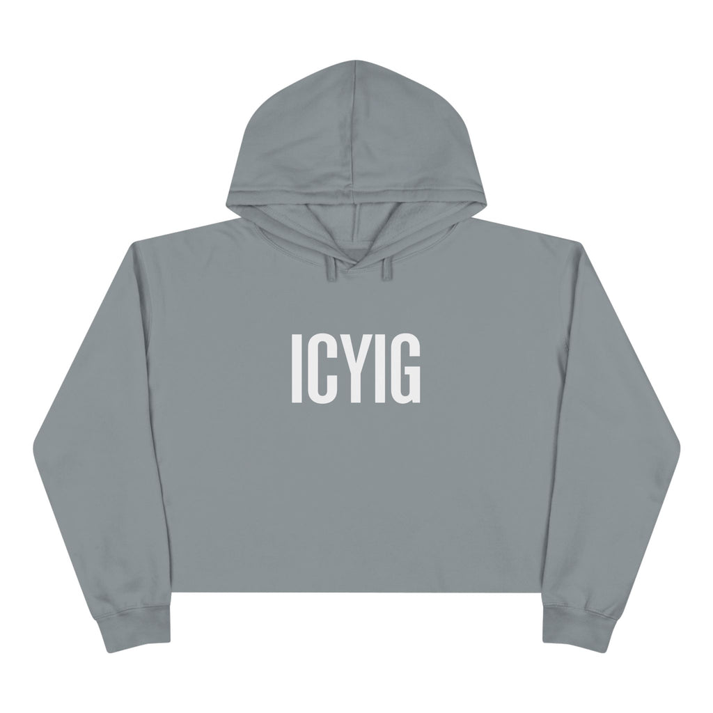 ICYIG Cropped Hoodie — "Ignite. Cultivate. Your Inner Genius."