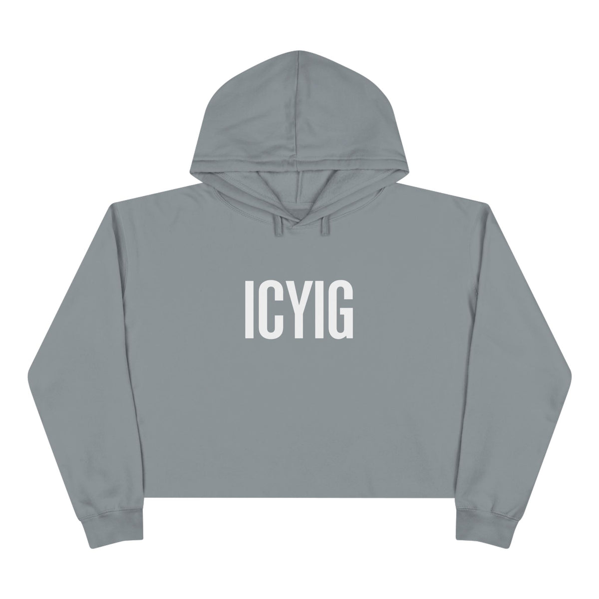 ICYIG Cropped Hoodie — "Ignite. Cultivate. Your Inner Genius."