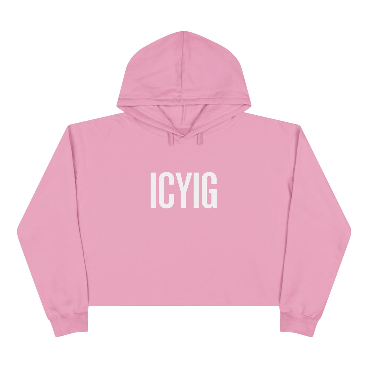 ICYIG Cropped Hoodie — "Ignite. Cultivate. Your Inner Genius."