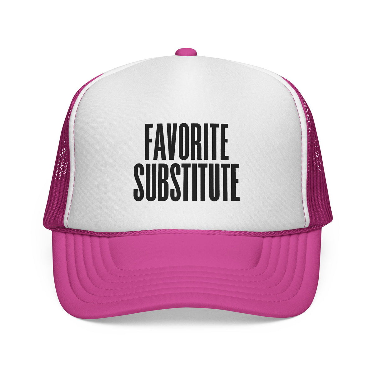 Trucker Cap — "Favorite Substitute" Mesh Hat