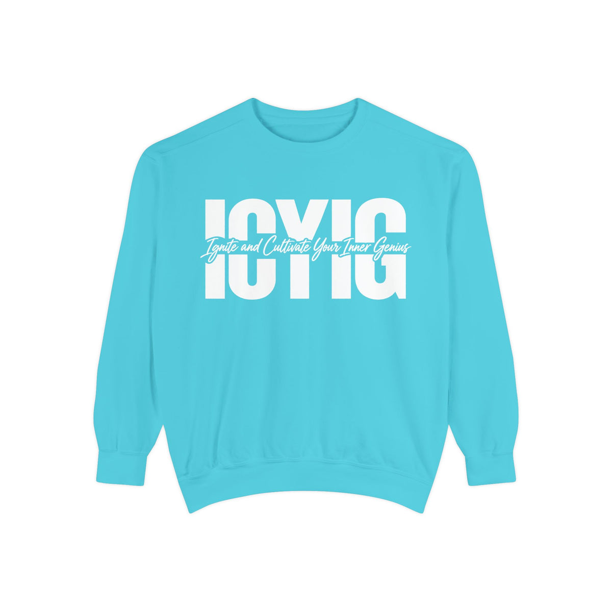 Graphic Crewneck Sweatshirt — Ignite and Cultivate Your Inner Genius