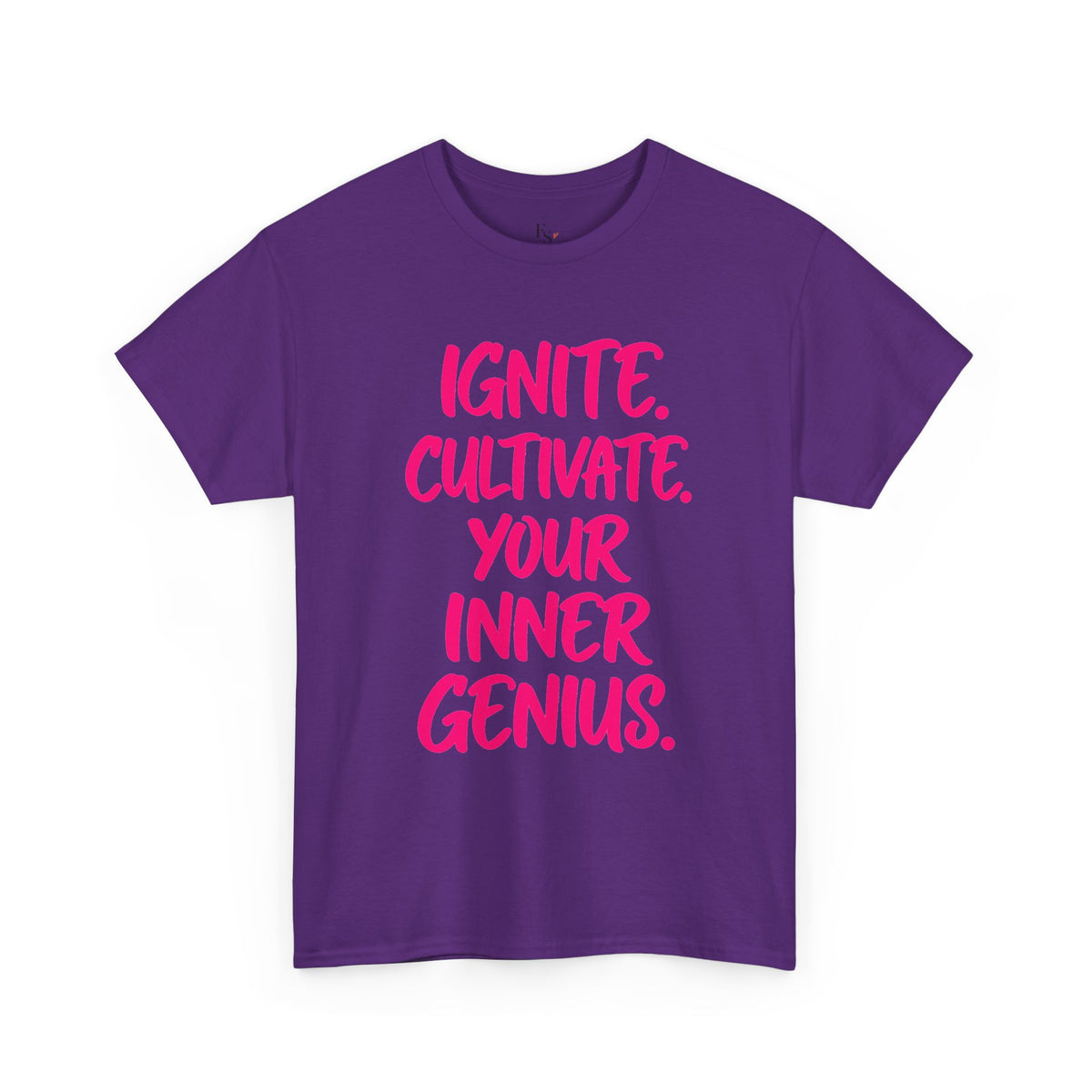 Inspirational Graphic T-Shirt — "Ignite. Cultivate. Your Inner Genius."
