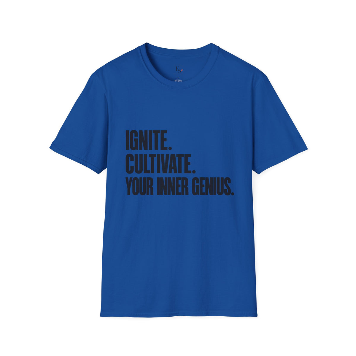 Motivational T-Shirt — Ignite. Cultivate. Your Inner Genius.