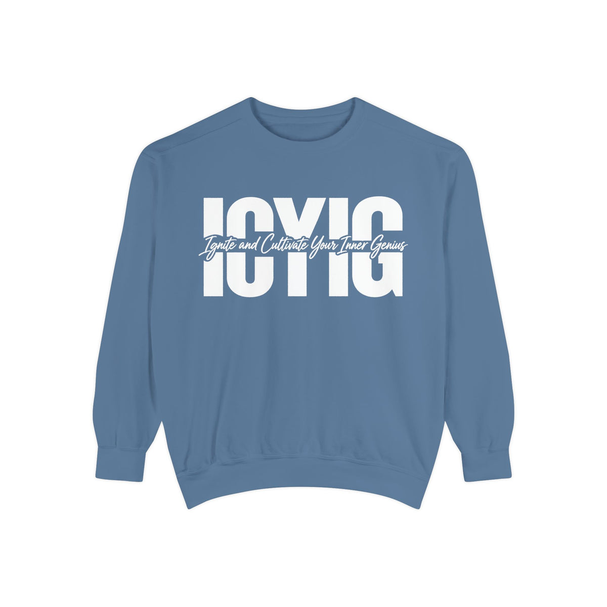 Graphic Crewneck Sweatshirt — Ignite and Cultivate Your Inner Genius