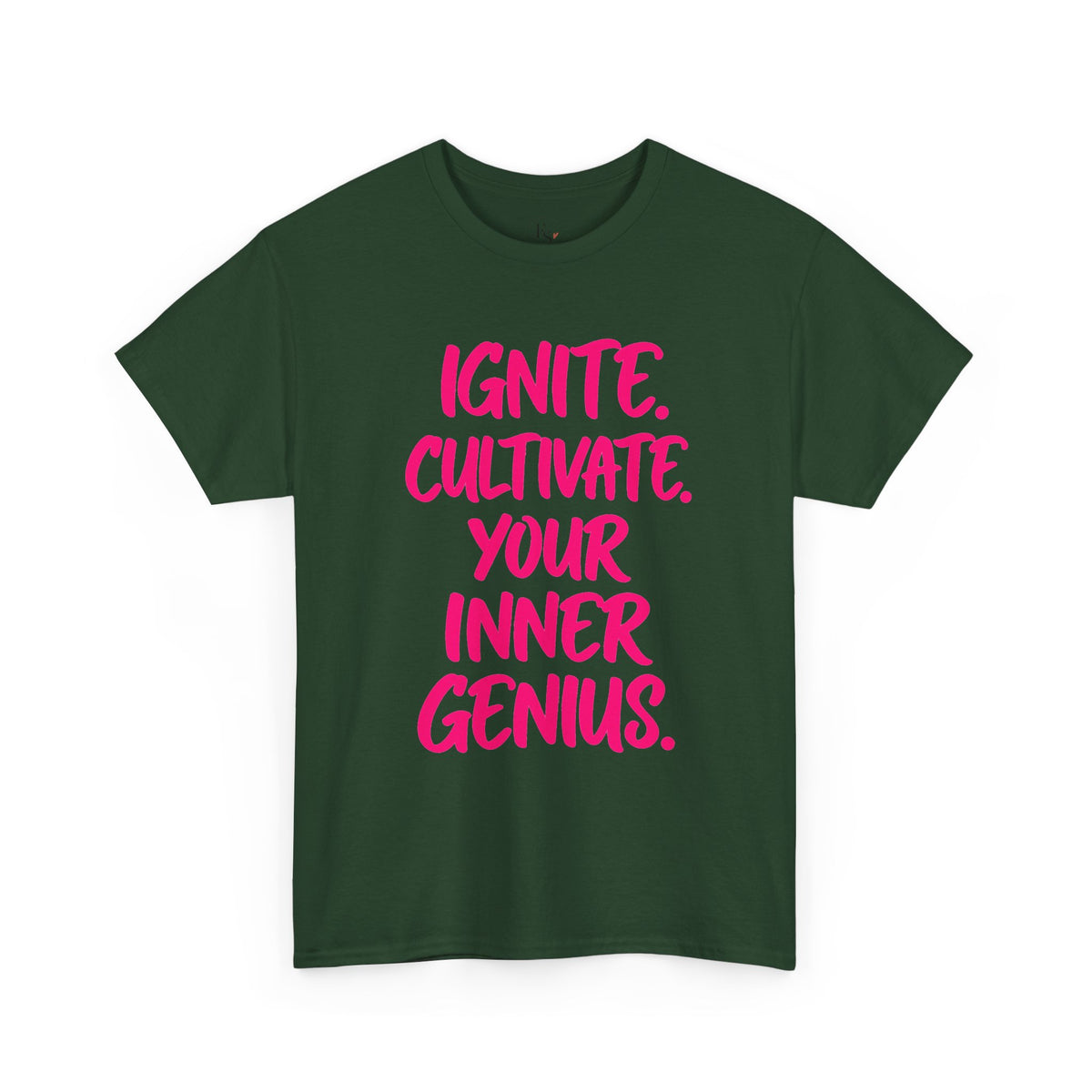 Inspirational Graphic T-Shirt — "Ignite. Cultivate. Your Inner Genius."