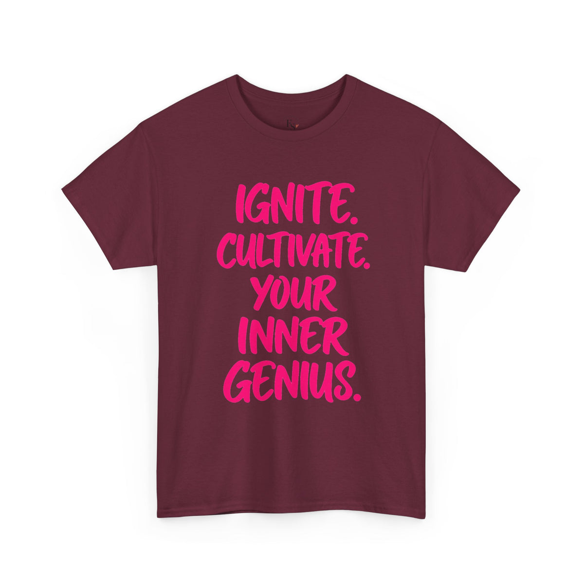 Inspirational Graphic T-Shirt — "Ignite. Cultivate. Your Inner Genius."