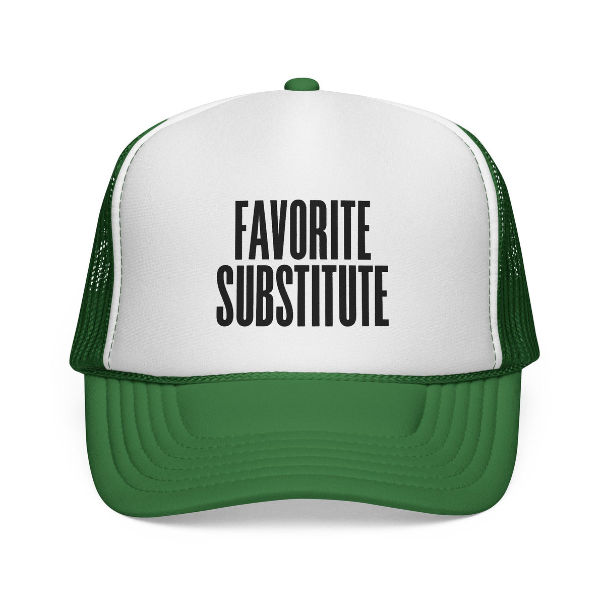 Trucker Cap — "Favorite Substitute" Mesh Hat