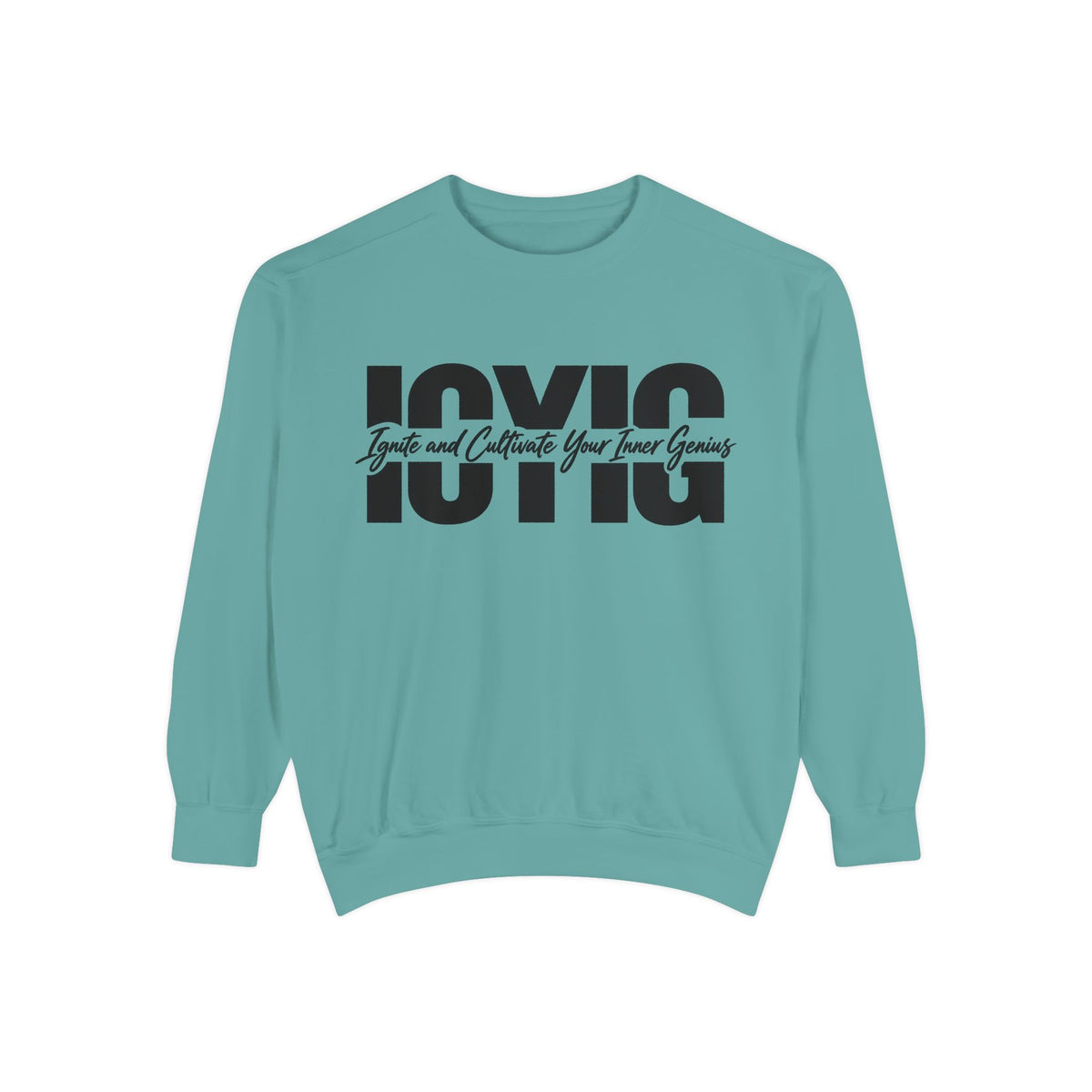 Graphic Crewneck Sweatshirt — Ignite and Cultivate Your Inner Genius