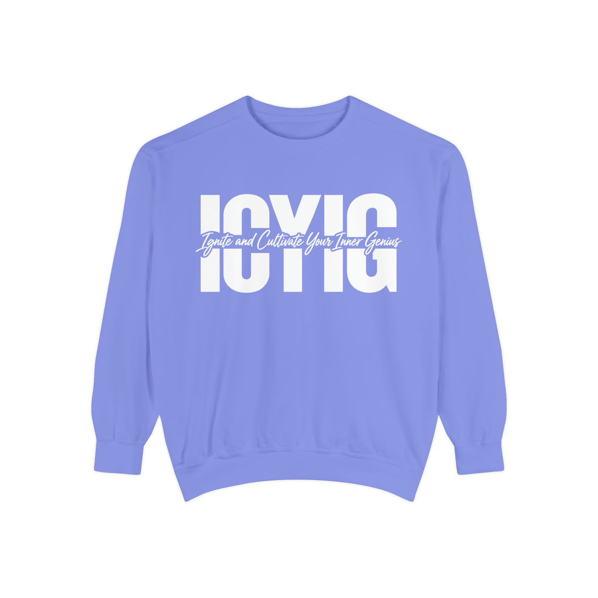 Graphic Crewneck Sweatshirt — Ignite and Cultivate Your Inner Genius