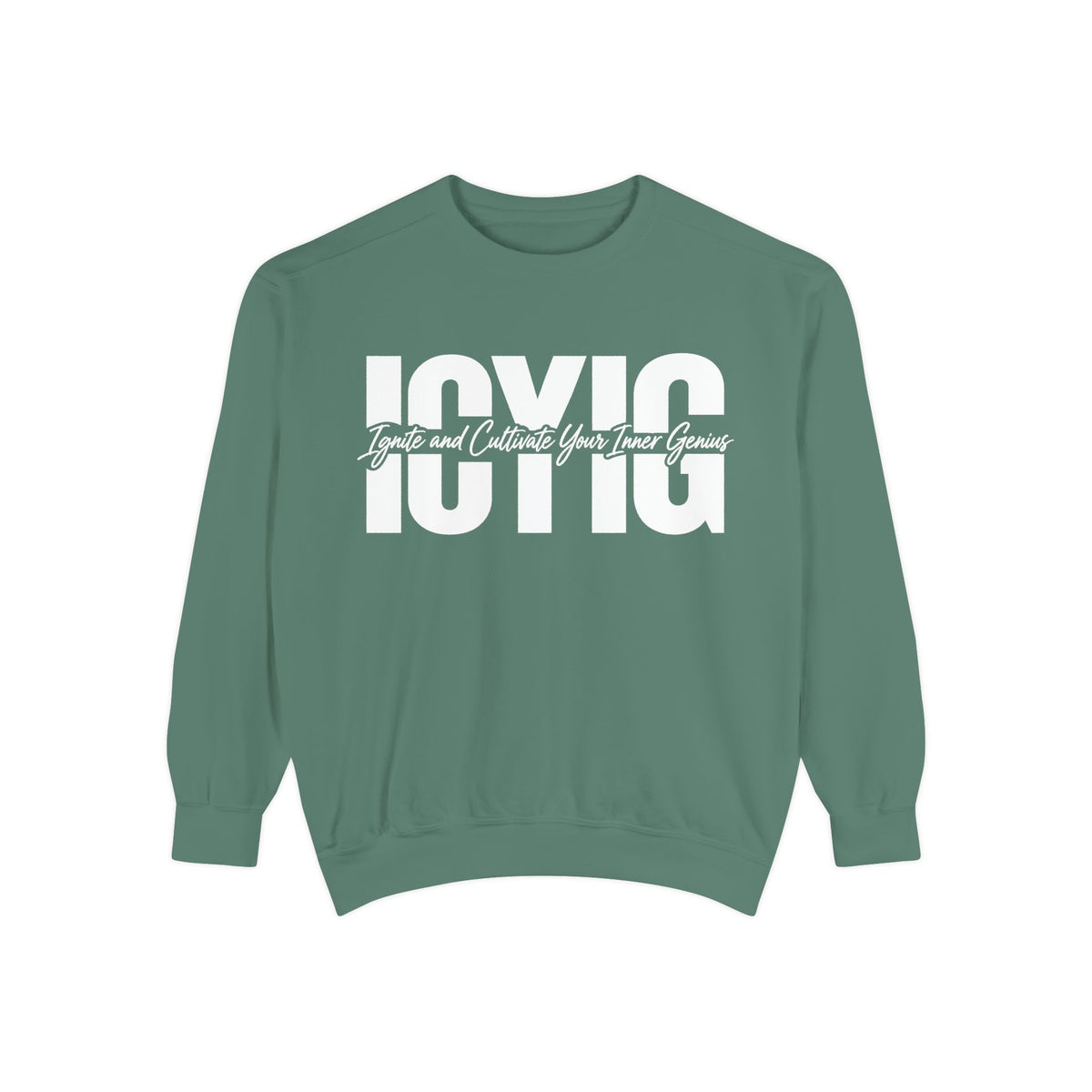 Graphic Crewneck Sweatshirt — Ignite and Cultivate Your Inner Genius