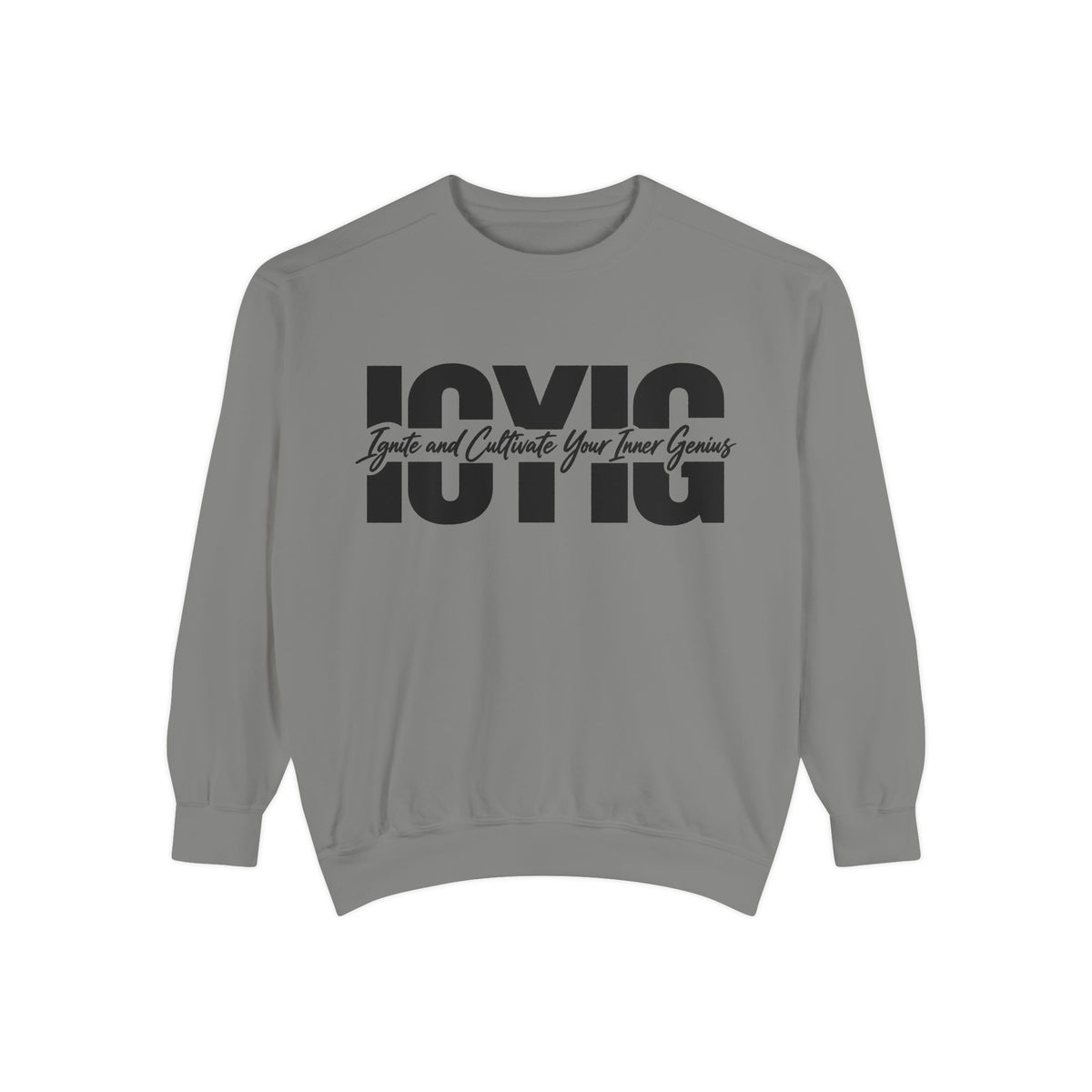Graphic Crewneck Sweatshirt — Ignite and Cultivate Your Inner Genius