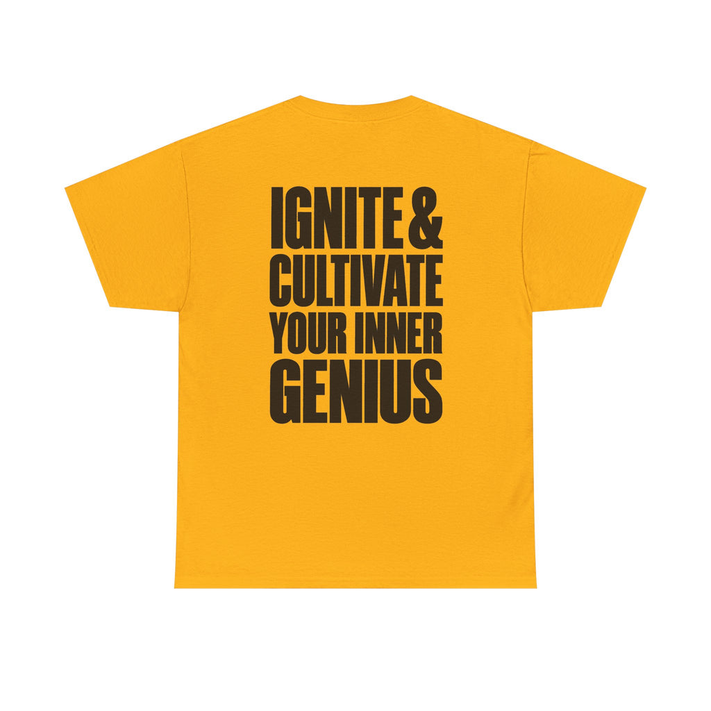 Motivational T-Shirt — ICYIG Front / "Ignite & Cultivate Your Inner Genius"