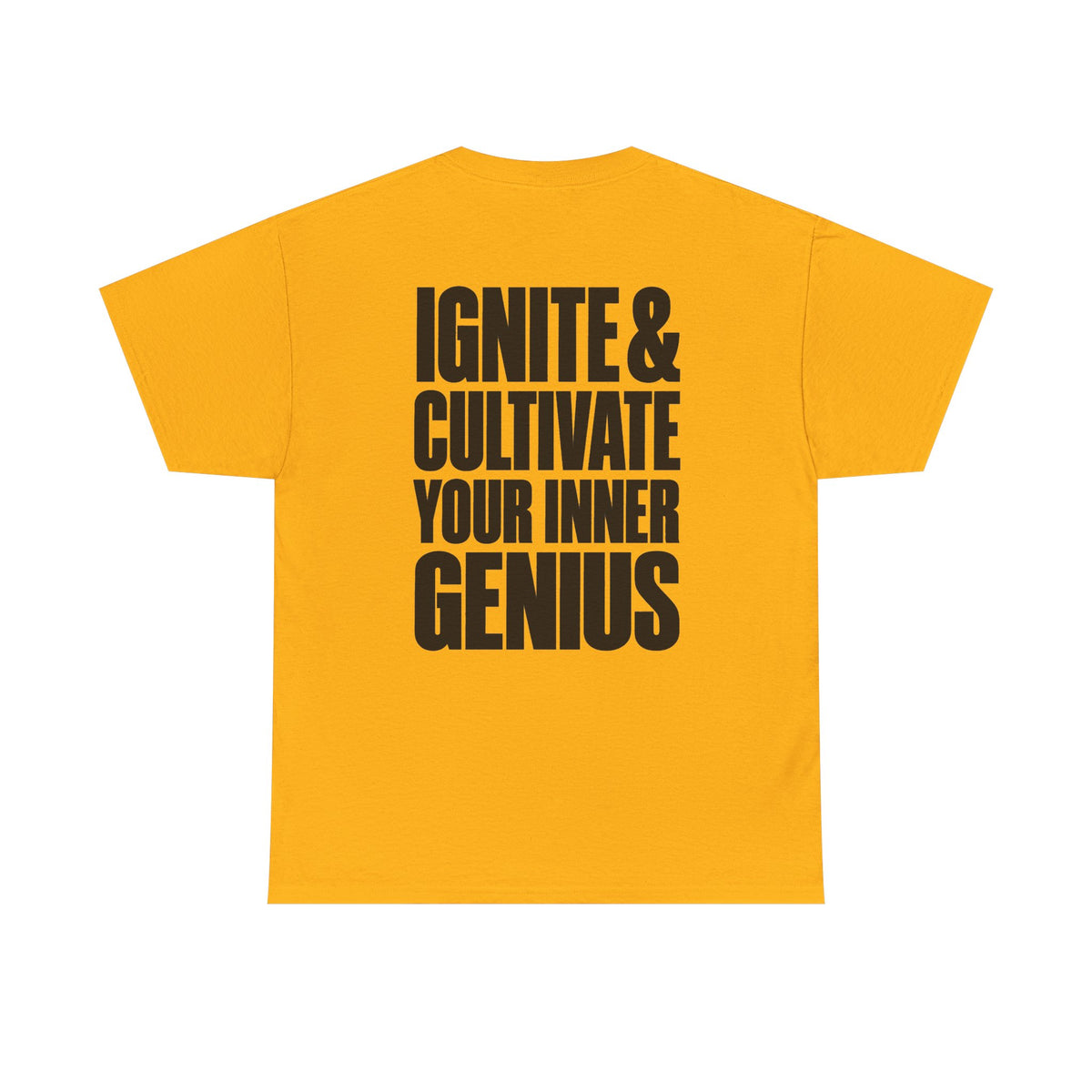 Motivational T-Shirt — ICYIG Front / "Ignite & Cultivate Your Inner Genius"