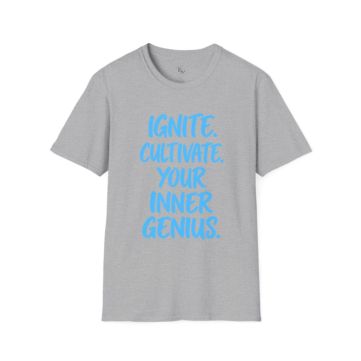 Inspirational Graphic T-Shirt — "Ignite. Cultivate. Your Inner Genius."