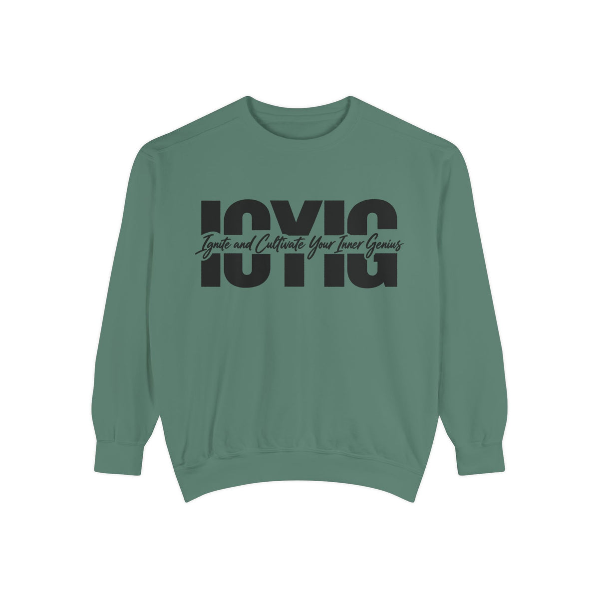 Graphic Crewneck Sweatshirt — Ignite and Cultivate Your Inner Genius