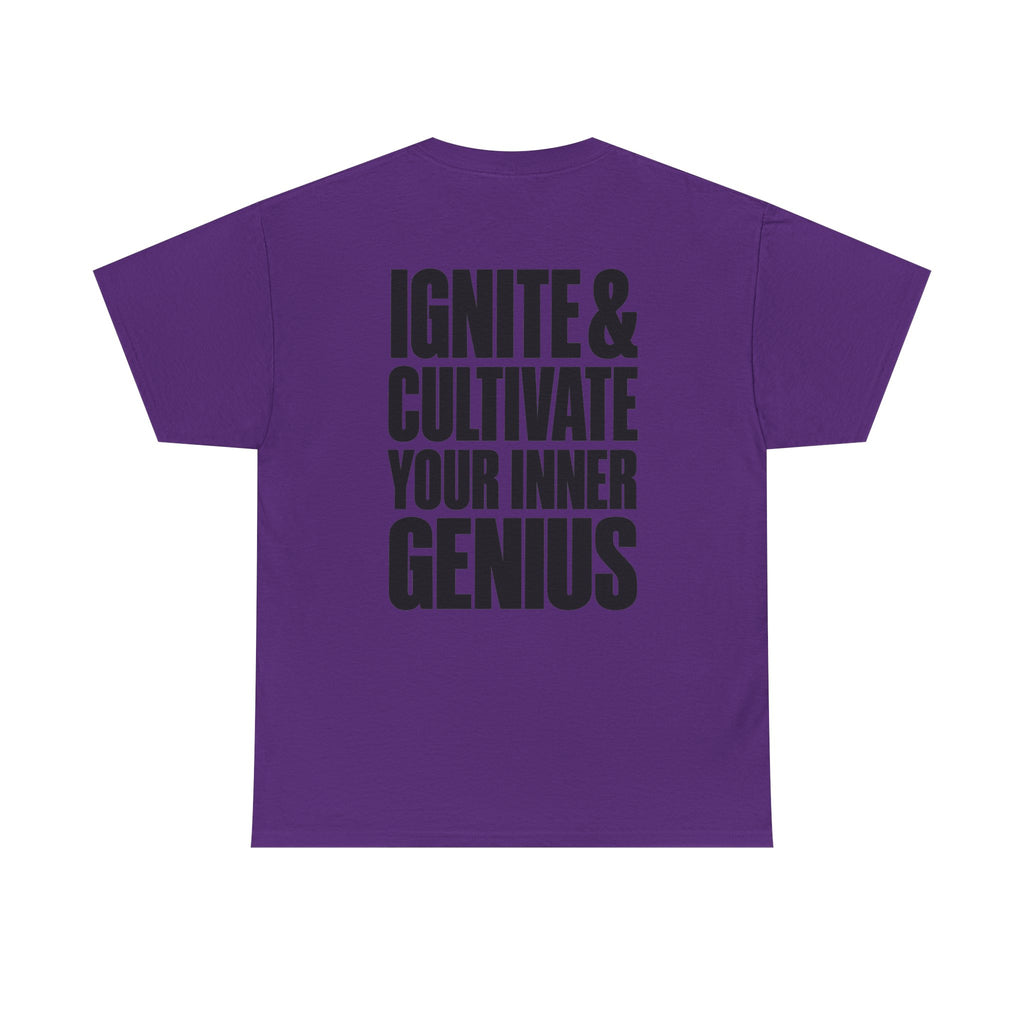 Motivational T-Shirt — ICYIG Front / "Ignite & Cultivate Your Inner Genius"