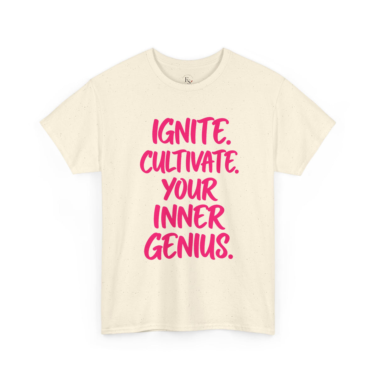 Inspirational Graphic T-Shirt — "Ignite. Cultivate. Your Inner Genius."