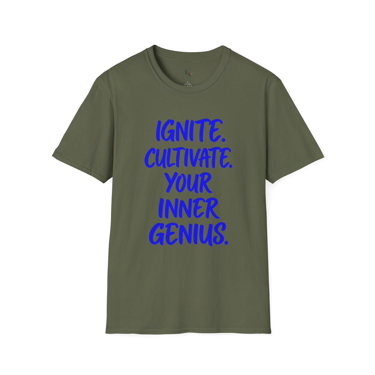 Inspirational Graphic T-Shirt — "Ignite. Cultivate. Your Inner Genius."