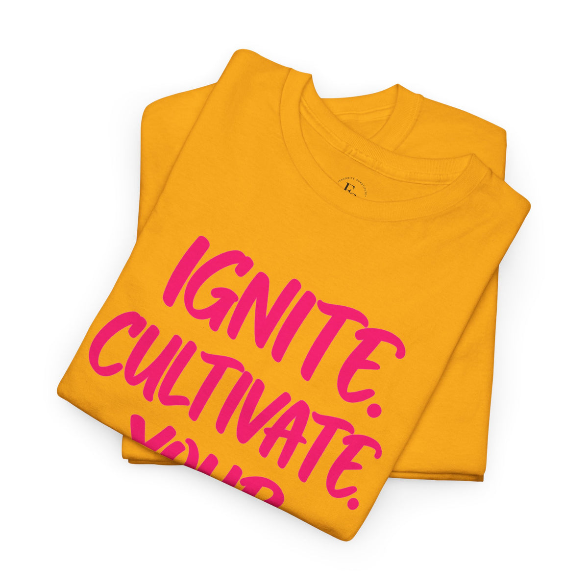 Inspirational Graphic T-Shirt — "Ignite. Cultivate. Your Inner Genius."