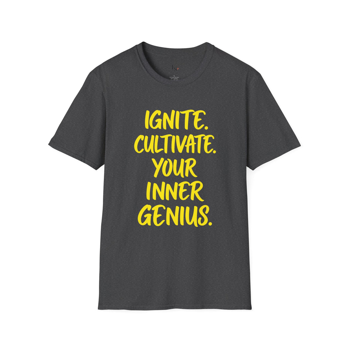 Inspirational Graphic T-Shirt — "Ignite. Cultivate. Your Inner Genius."