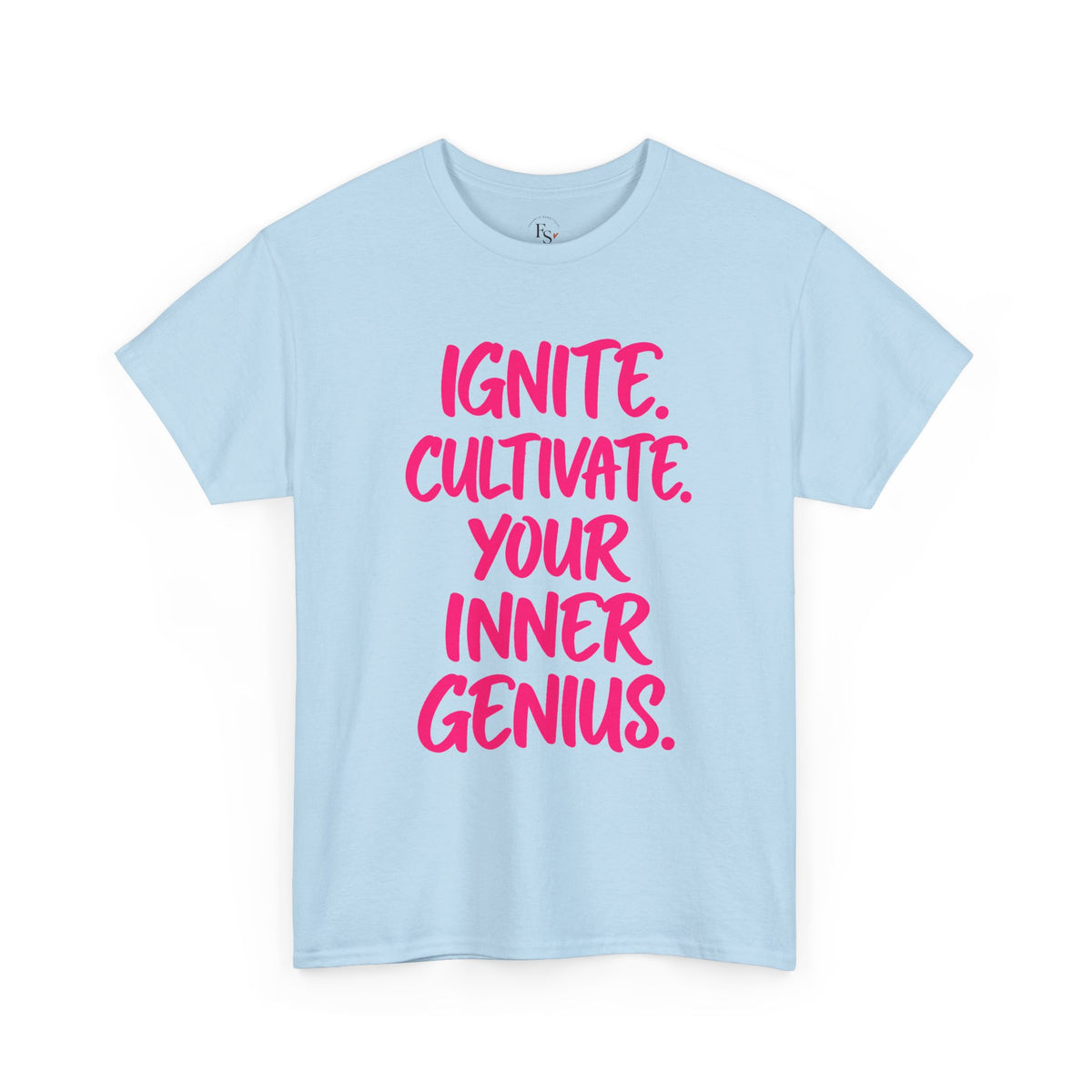 Inspirational Graphic T-Shirt — "Ignite. Cultivate. Your Inner Genius."