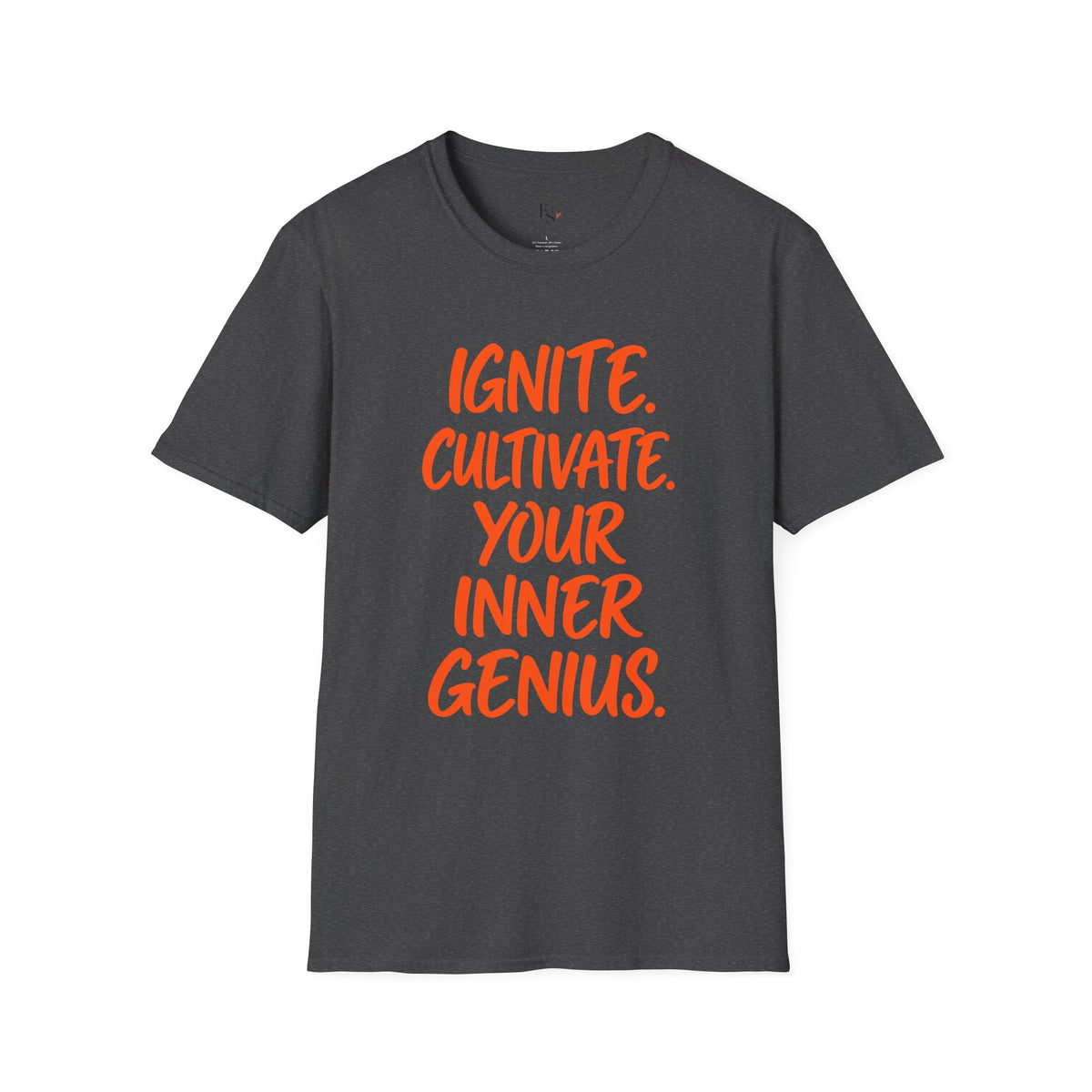 Inspirational Graphic T-Shirt — "Ignite. Cultivate. Your Inner Genius."